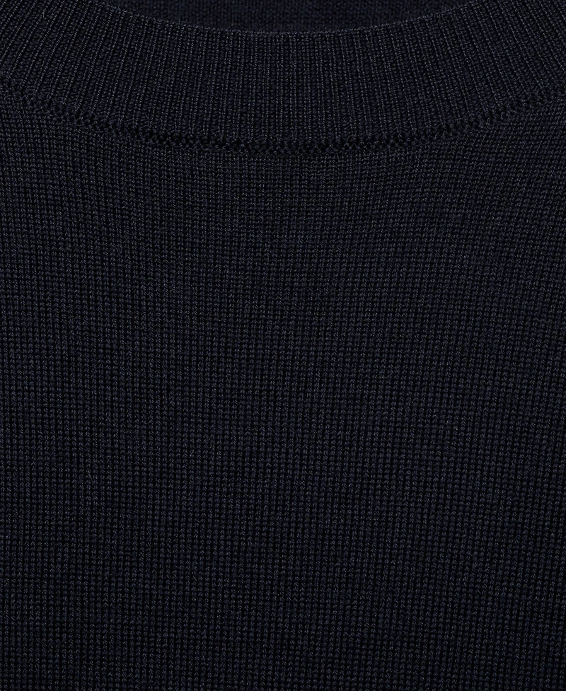 Mango Men's Wool Round-Neck Sweater