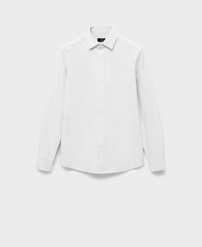 Mango Men's Cotton Kodak Striped Shirt