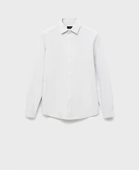 Mango Men's Cotton Kodak Striped Shirt