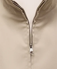 Mango Men's Zipper Cotton Jacket