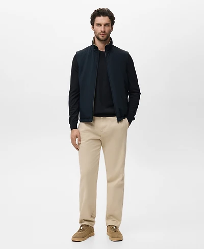 Mango Men's Reversible Water-Repellent Gilet