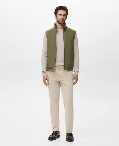 Mango Men's Reversible Water-Repellent Gilet