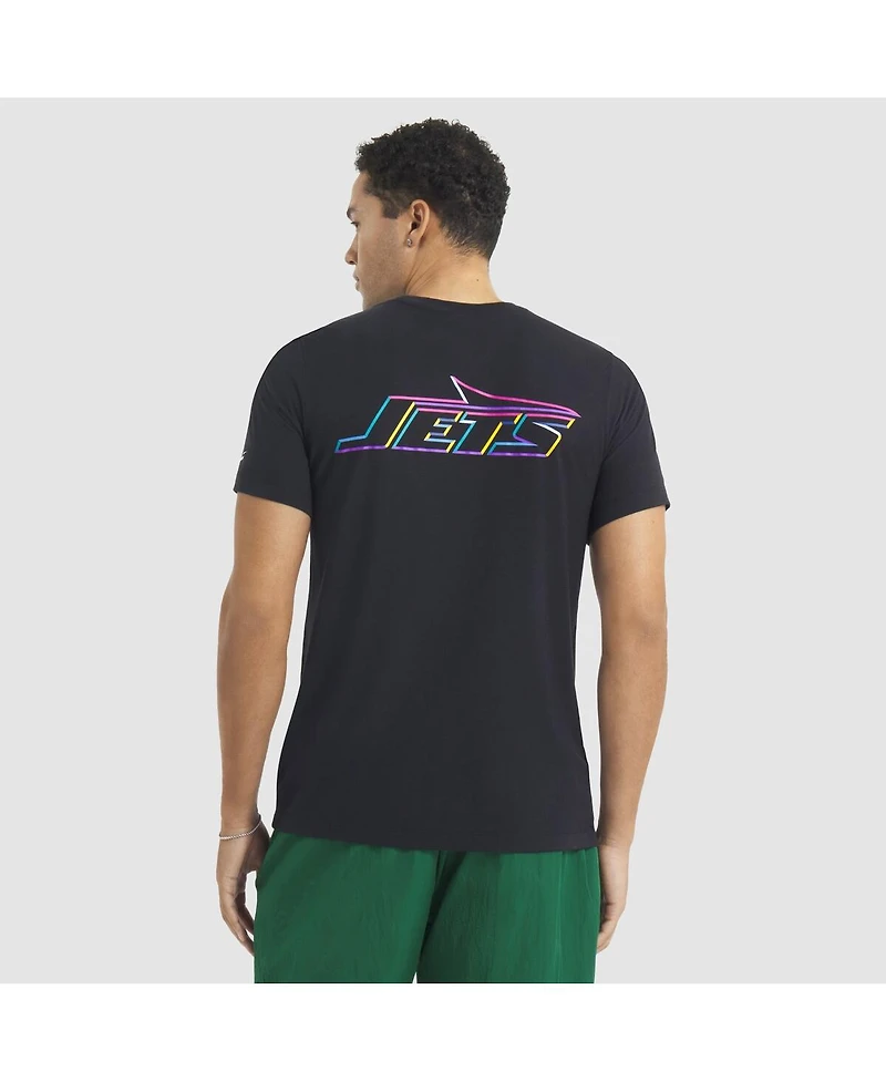 Nike Men's Black New York Jets 2025 Nfl Crucial Catch Tri-Blend Dri-fit T-Shirt