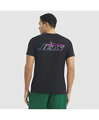 Nike Men's Black New York Jets 2025 Nfl Crucial Catch Tri-Blend Dri-fit T-Shirt