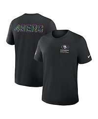 Nike Men's Black San Francisco 49ers 2025 Nfl Crucial Catch Tri-Blend Dri-fit T-Shirt