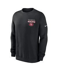 Nike Men's Black San Francisco 49ers Primetime Club Fleece Pullover Sweatshirt