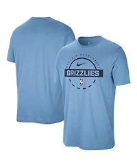 Nike Men's Light Blue Memphis Grizzlies Authentic Practice T-Shirt