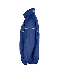 Nike Men's Royal Golden State Warriors Courtside Windrunner Woven Half-Zip Jacket