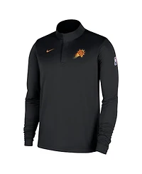 Nike Men's Black Phoenix Suns 2025/26 Authentic Coaches Quarter-Zip Dri-Fit Hoodie