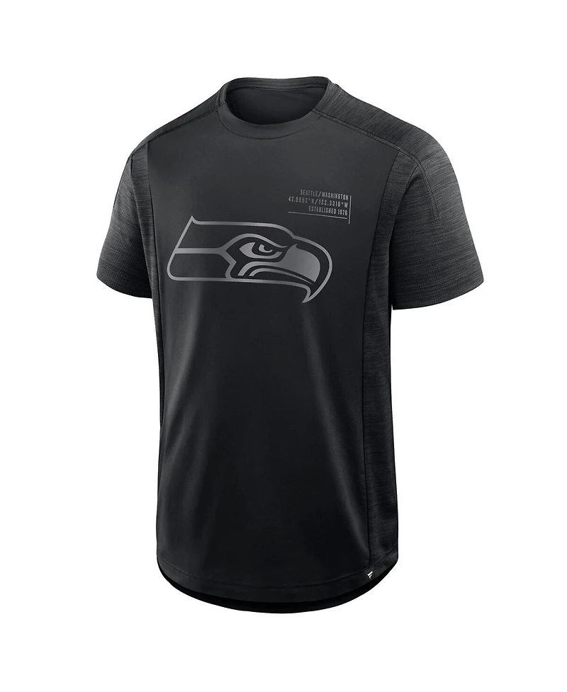 Fanatics Men's Black Seattle Seahawks Deceptive Juke T-Shirt