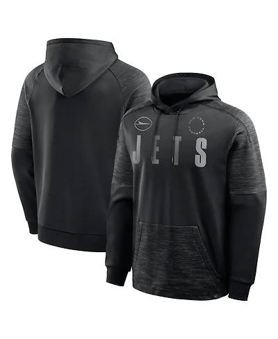 Fanatics Men's Black New York Jets Chip Shot Pullover Hoodie