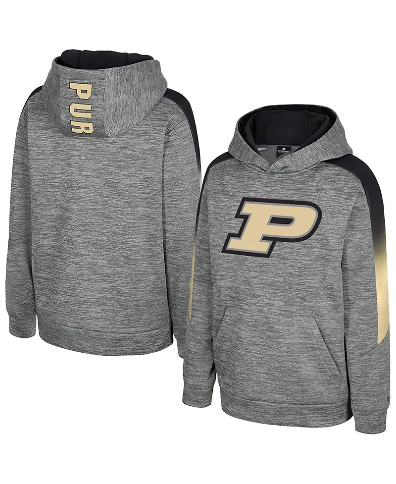Colosseum Big Boys and Girls Gray Purdue Boilermakers The Gang Hoodie