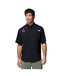 Columbia Men's Black Alabama Crimson Tide Tamiami Omni-Shade Button-Down Shirt