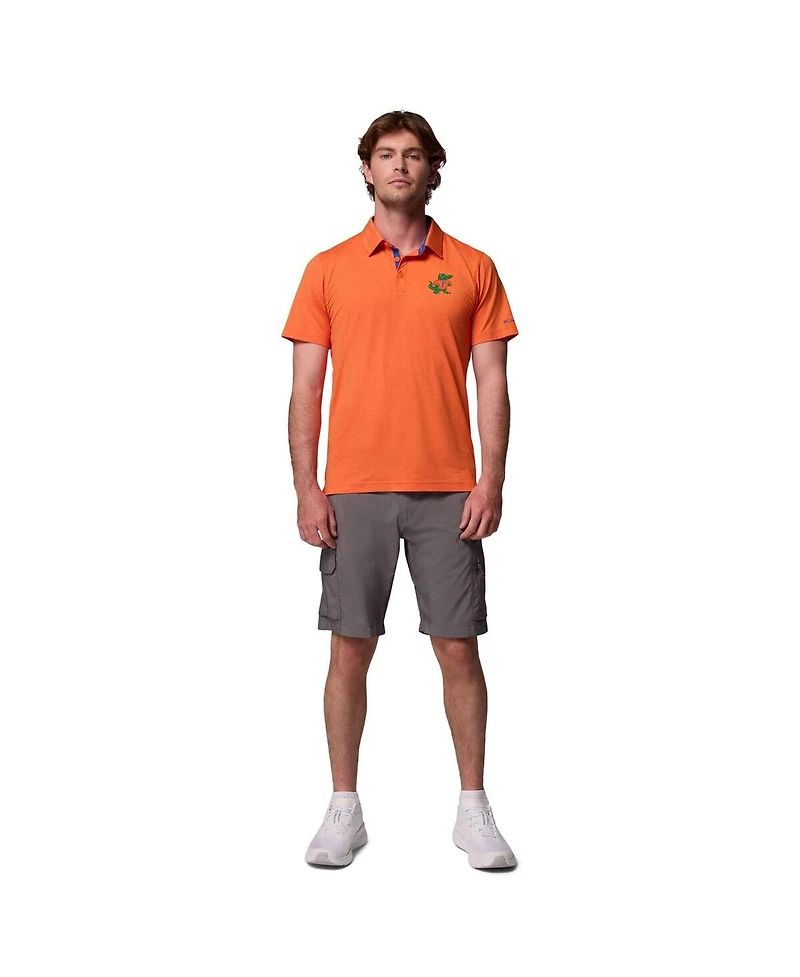 Columbia Men's Orange Florida Gators Tech Trail Polo Shirt