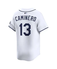 Nike Men's Junior Caminero White Tampa Bay Rays Home Limited Jersey