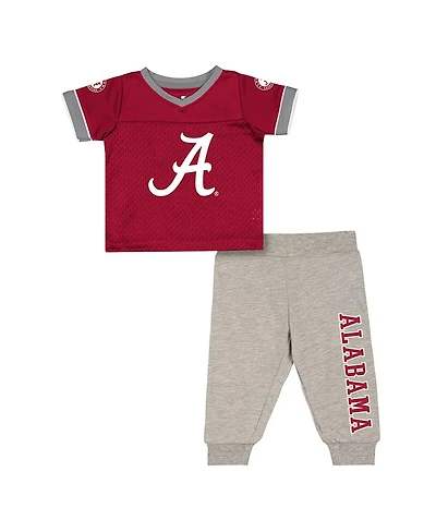 Colosseum Baby Boys and Girls Newborn 2-Piece Alabama Crimson Tide Nothing but the Hits Football Set