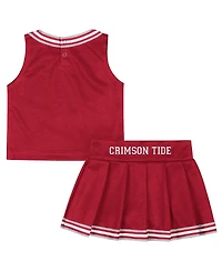 Colosseum Girls Toddler 2-Piece Crimson Alabama Tide Lollipop Park Cheer Set