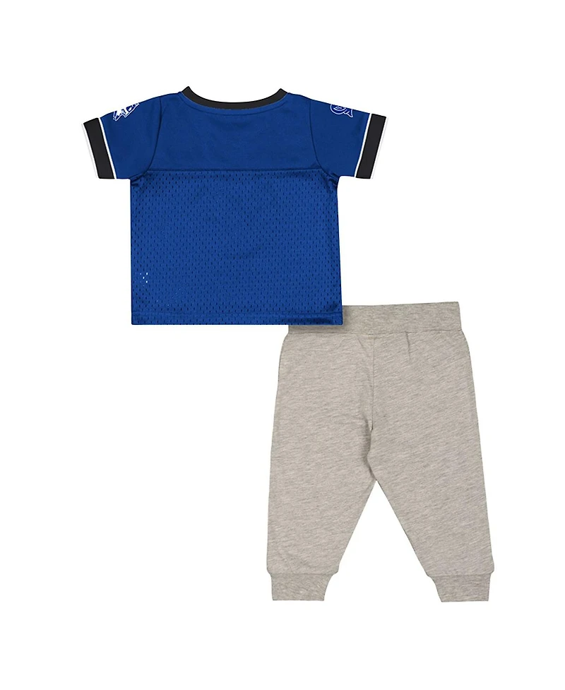 Colosseum Baby Boys and Girls Newborn 2-Piece Duke Blue Devils Nothing but the Hits Football Set