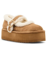 Madden Girl Women's Elena Cozy Platform Mary Jane Flat Shoes