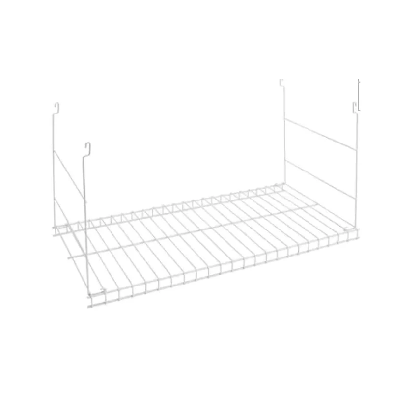 Rubbermaid 24 In Universal Closet Steel Wire Added Storage Hanging Shelf, White