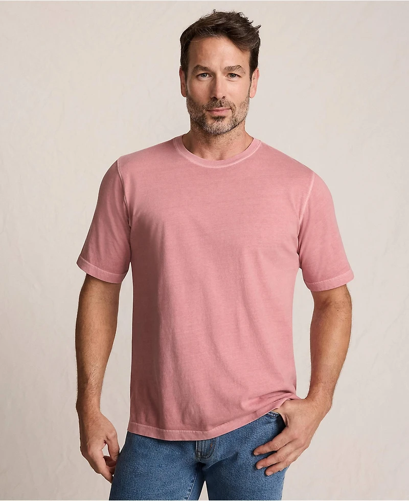 Lands' End Men's Short Sleeve Sun Faded Super T