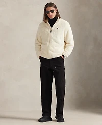 Polo Ralph Lauren Men's Long Sleeve Curly Pile Fleece Jacket