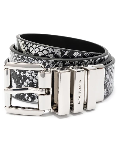 Michael Kors Women's Reversible Snake Pattern Belt