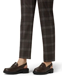 Hue Women's Plaid Pattern Trouser Pants