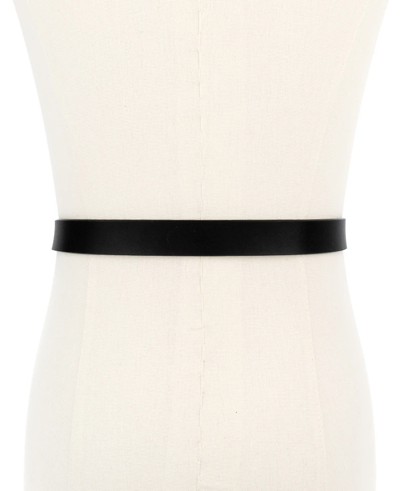 Michael Kors Women's 25mm Non-Reversible Leather Belt