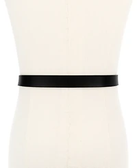 Michael Kors Women's 25mm Non-Reversible Leather Belt