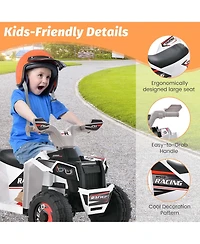 Kids Ride on Atv 4 Wheeler Quad Toy Car 6V Battery Powered Motorized Toy