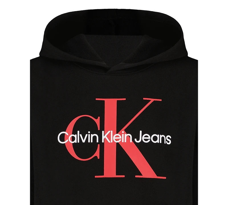 Calvin Klein Boys 8-20 Old School Logo Pullover Hoodie