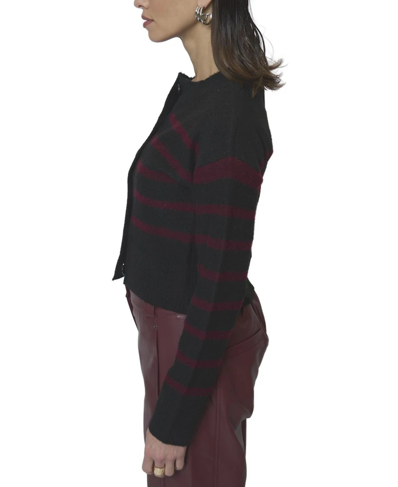 Central Park West Women's Marley Striped Cardigan