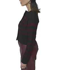 Central Park West Women's Marley Striped Cardigan