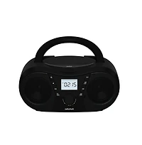 RadioShack Portable Cd Player Boombox, Bluetooth, Fm Radio, Usb & Aux, Remote Control 1402010