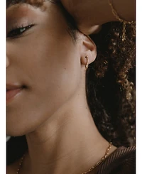 Able Curb Chain Earrings, 14k Gold-Filled