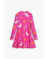 Desigual Girls's Ribbed skater dress shapes