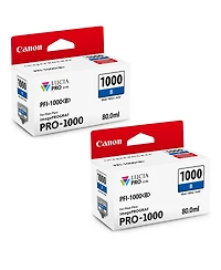 Canon 2 Pack Pfi-1000B Blue Lucia Pro ink for imagePROGRAF Pro-1000