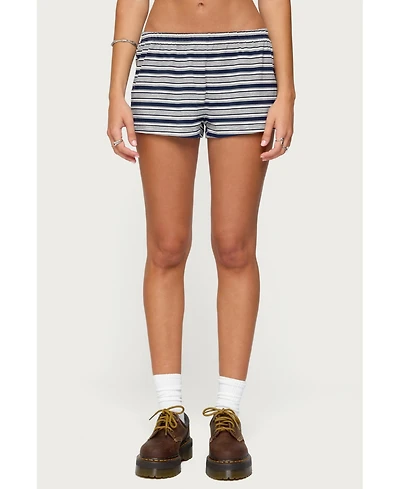 Edikted Women's Glennon Striped Shorts