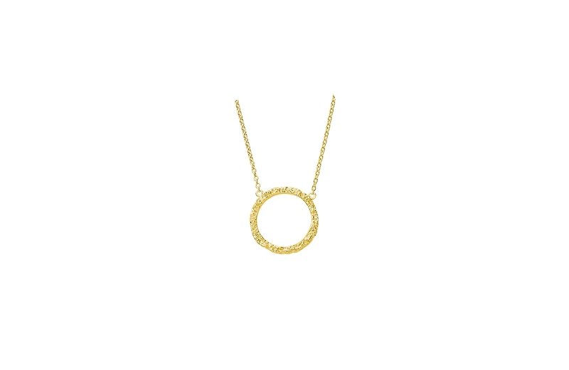 Single Hula Pendant in Gold Vermeil