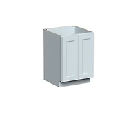 Casainc W24"x D24"x H34.5" Kitchen Base Cabinet with 2 Doors