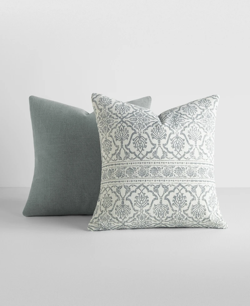ienjoy Home Cotton Slub 2-Pack Decor Pillows, 20" x