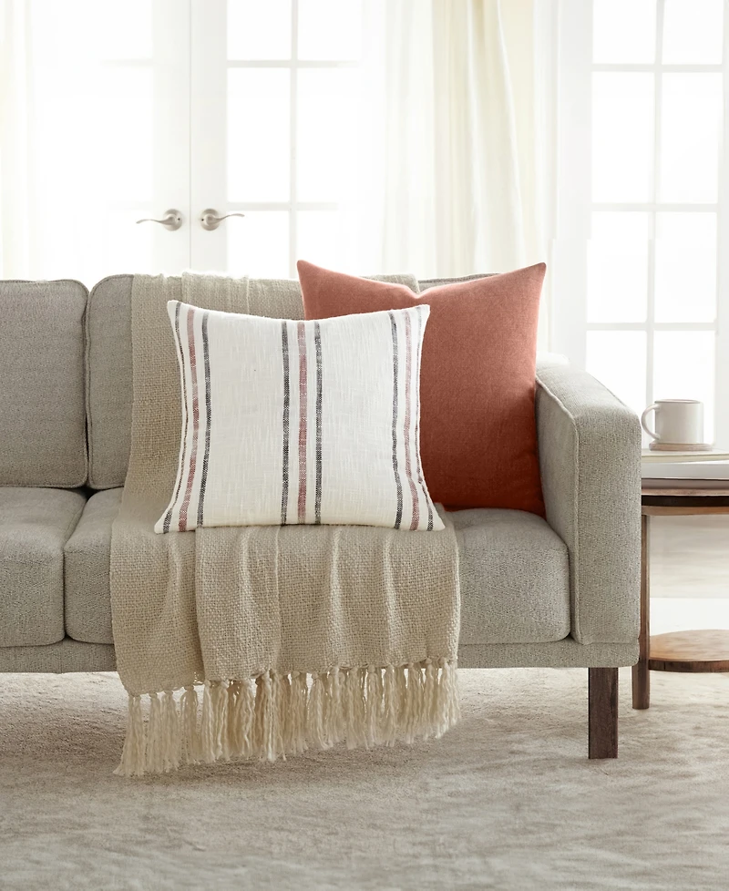 ienjoy Home Yarn-Dyed Patterns 2-Pack Decor Pillows, 20" x 20"