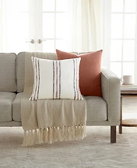ienjoy Home Yarn-Dyed Patterns 2-Pack Decor Pillows, 20" x 20"