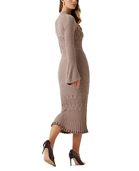 Guess Women's Mock Neck Shinju Dress