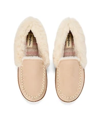 Dearfoams Women's Ryland Cabin Moccasin Slipper