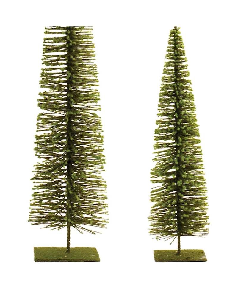 Elegant Pine Tree for Holiday Decorations Fresh Greenery & Festive Charm (Set of 2)