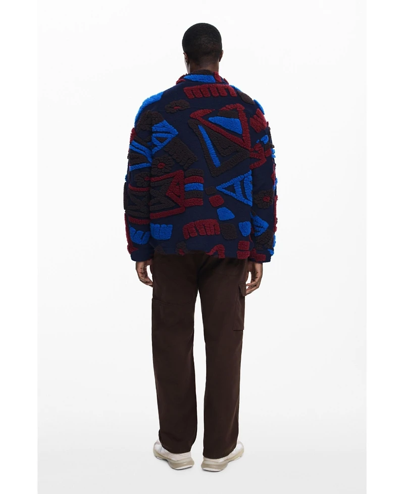 Desigual Men's Ethnic jacket with embossed details