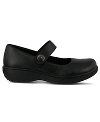 Spring Step Professional Wisteria Leather Mary Jane Work Shoe with Removable Insole and Skid-Resistant Sole