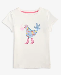 Epic Threads Girls Toddler 2T-4T Floral Chicken Graphic Short-Sleeve T-Shirt, Macy's Exclusive